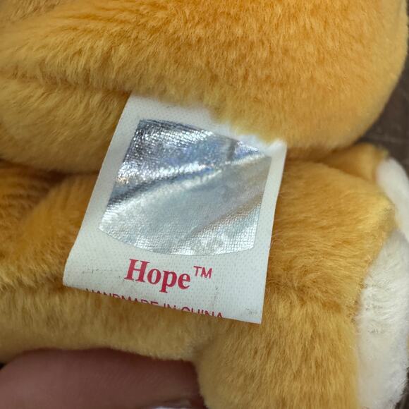 TY Beanie Baby Hope 1999 Brown Kneeling Praying Teddy Bear Retired - Picture 6 of 7